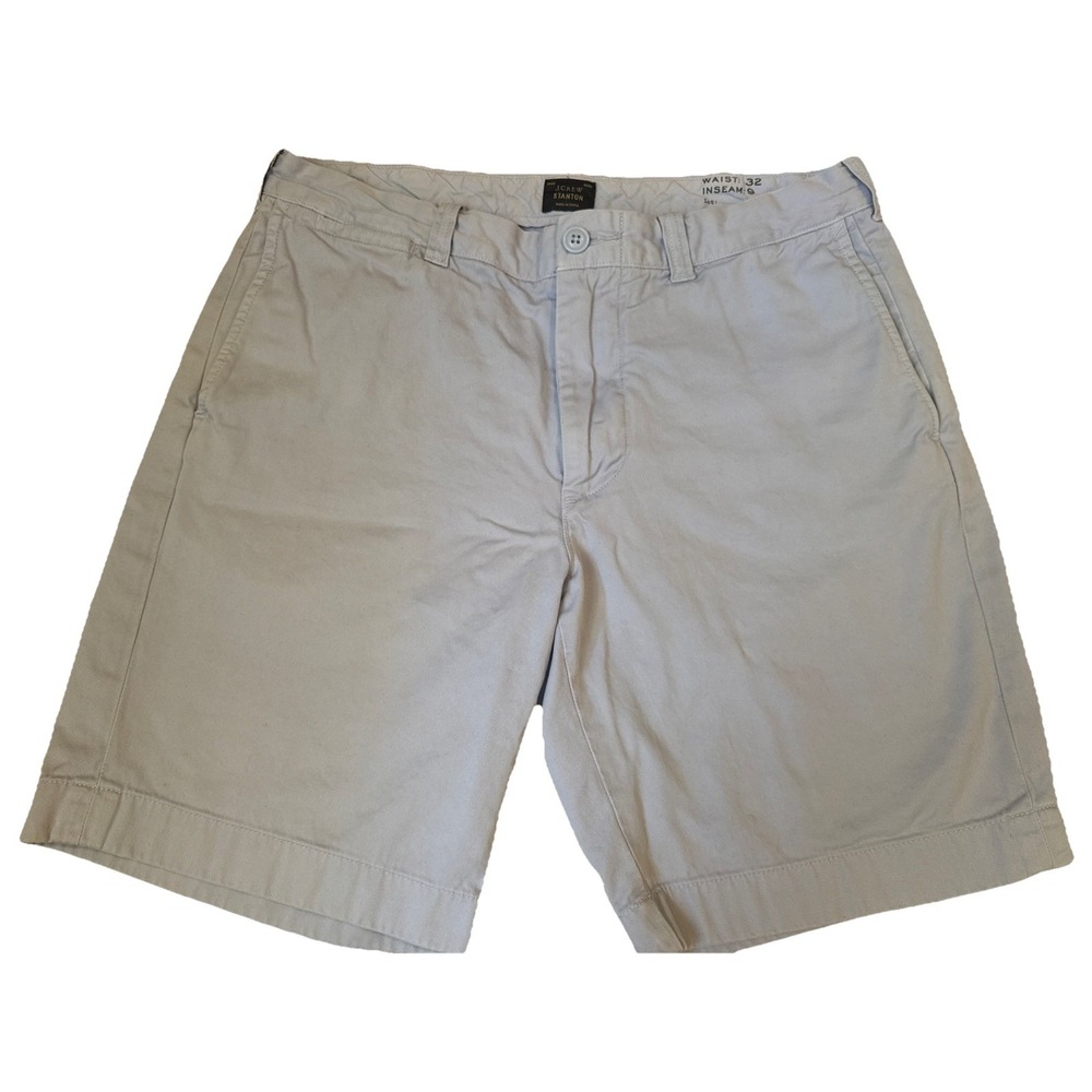 J. Crew Stanton Men's‎ Shorts Cotton Twill Light Blue 32" 9"